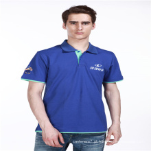 2017 Moda Masculina Camisas Polo Pique Algodão Camisas Polo